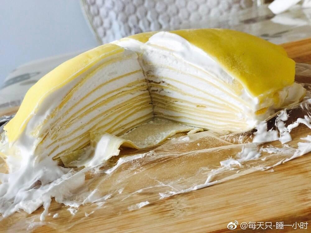零基础做芒果千层蛋糕（8寸）