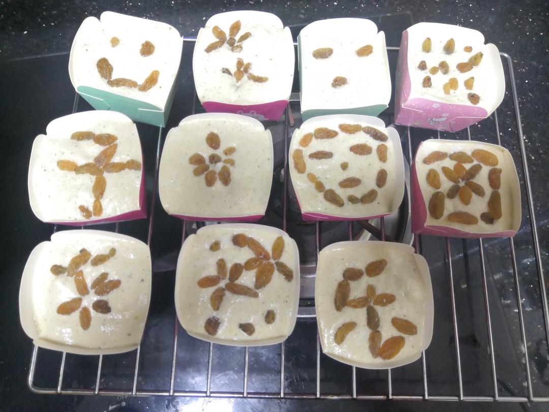 纸杯蛋糕 8寸戚风蛋糕的量
