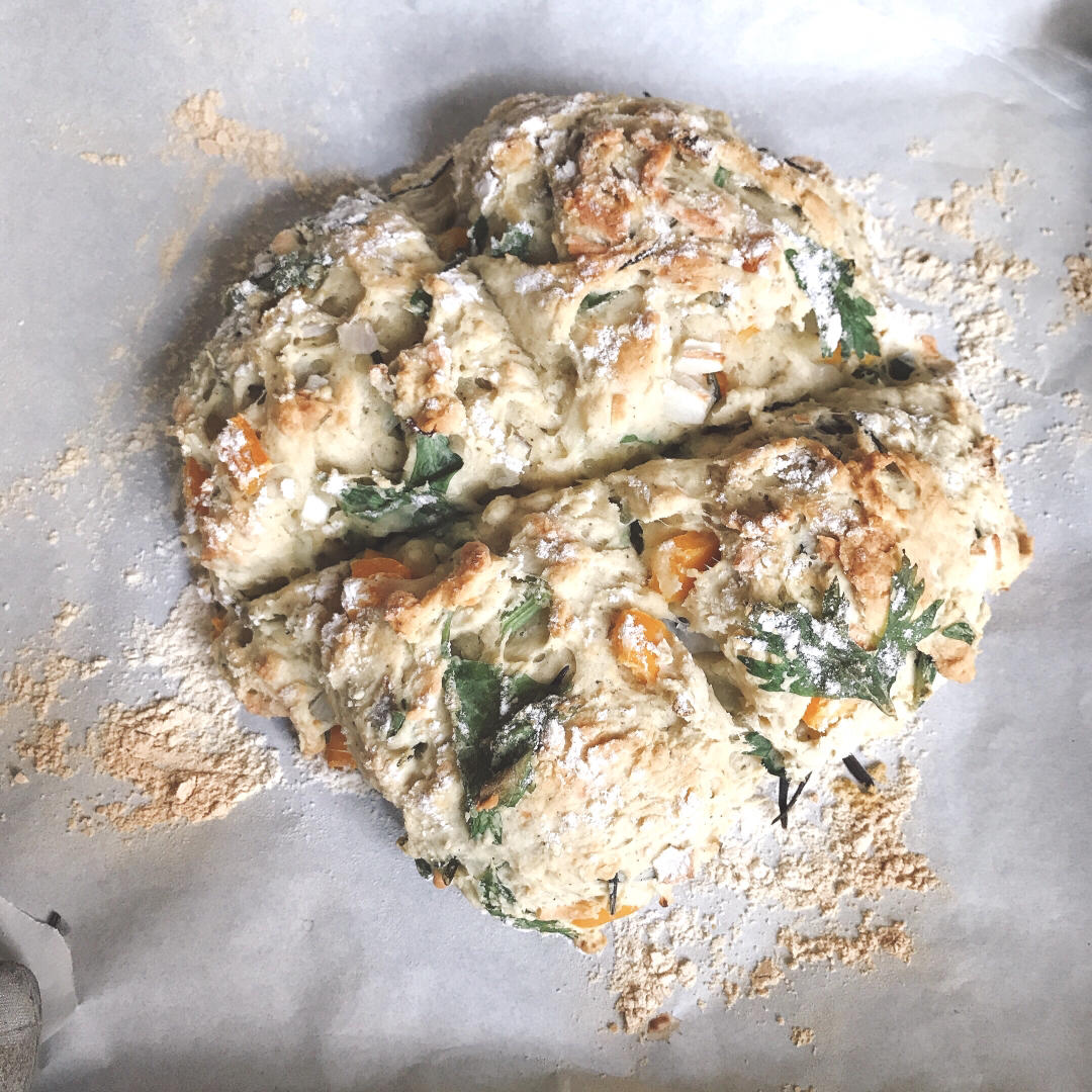 菠菜南瓜奶酪丹波面包丨健康·烘焙