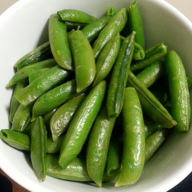 lirenzhilei做的水煮甜豆