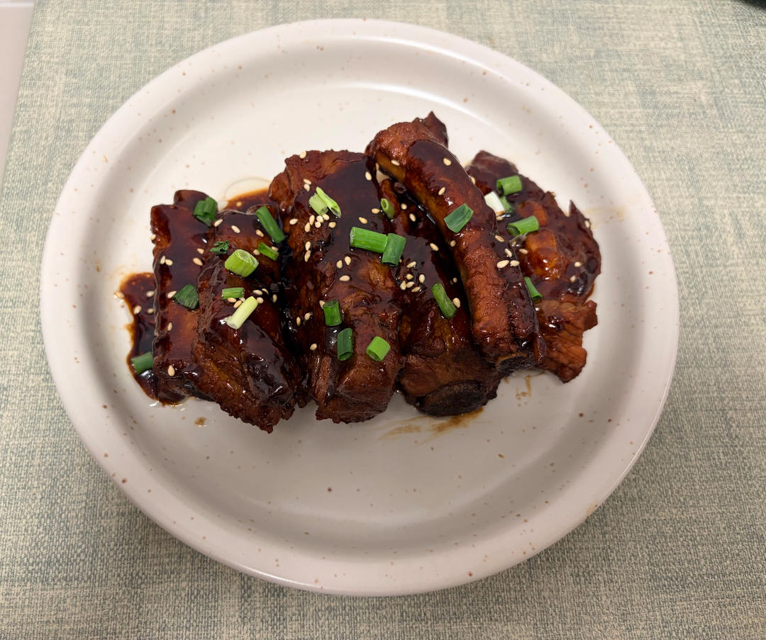 酱烧猪肋排！！好吃到舔盘