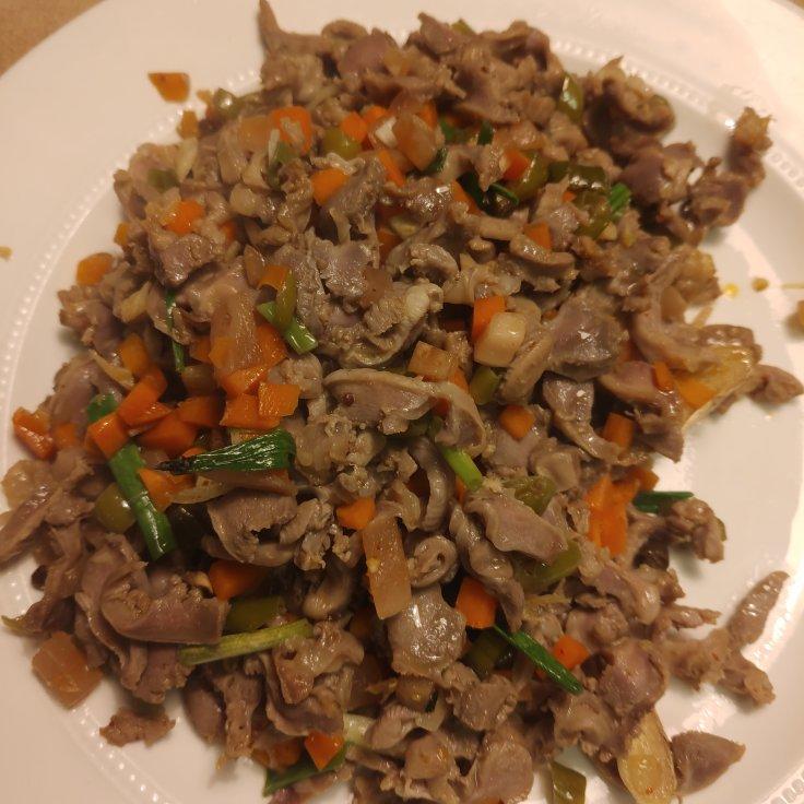 酸辣鸡胗