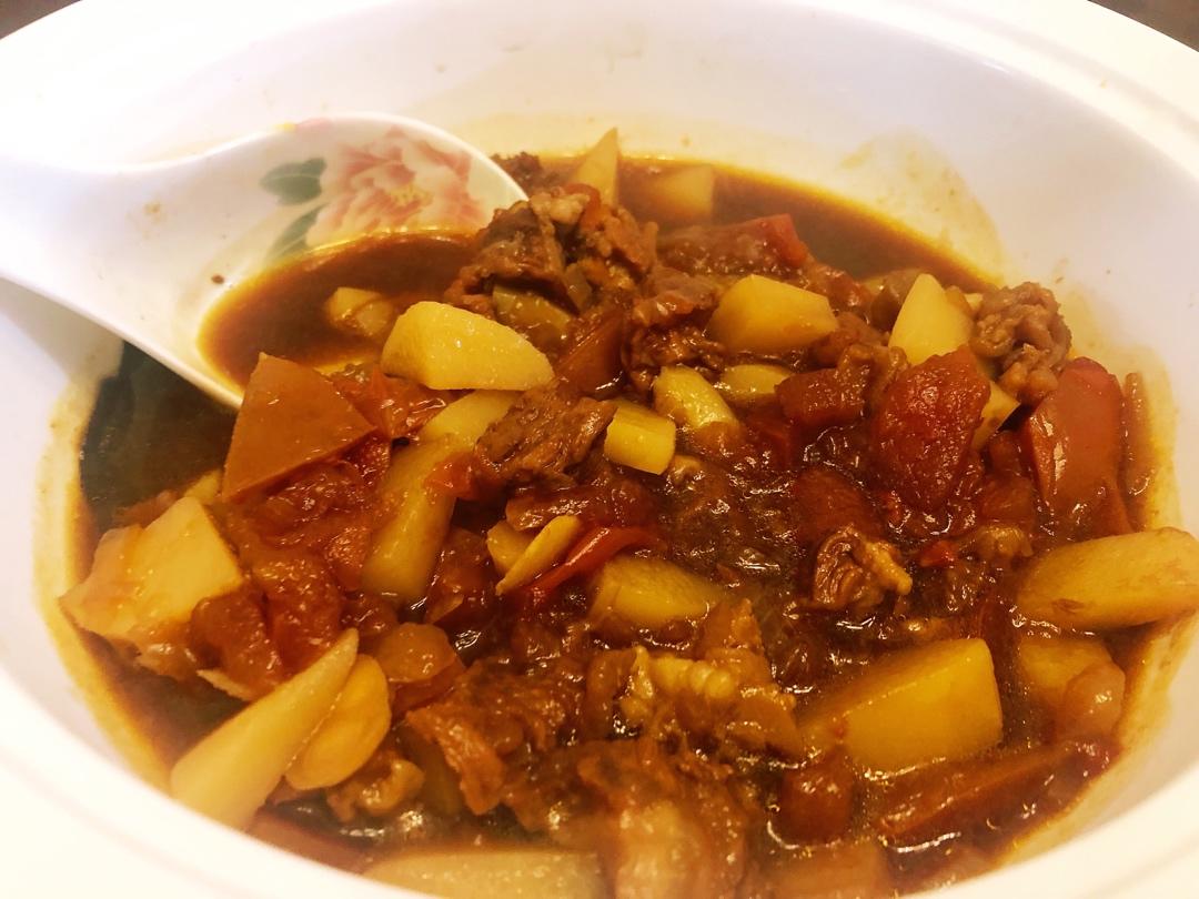 番茄土豆炖牛肉