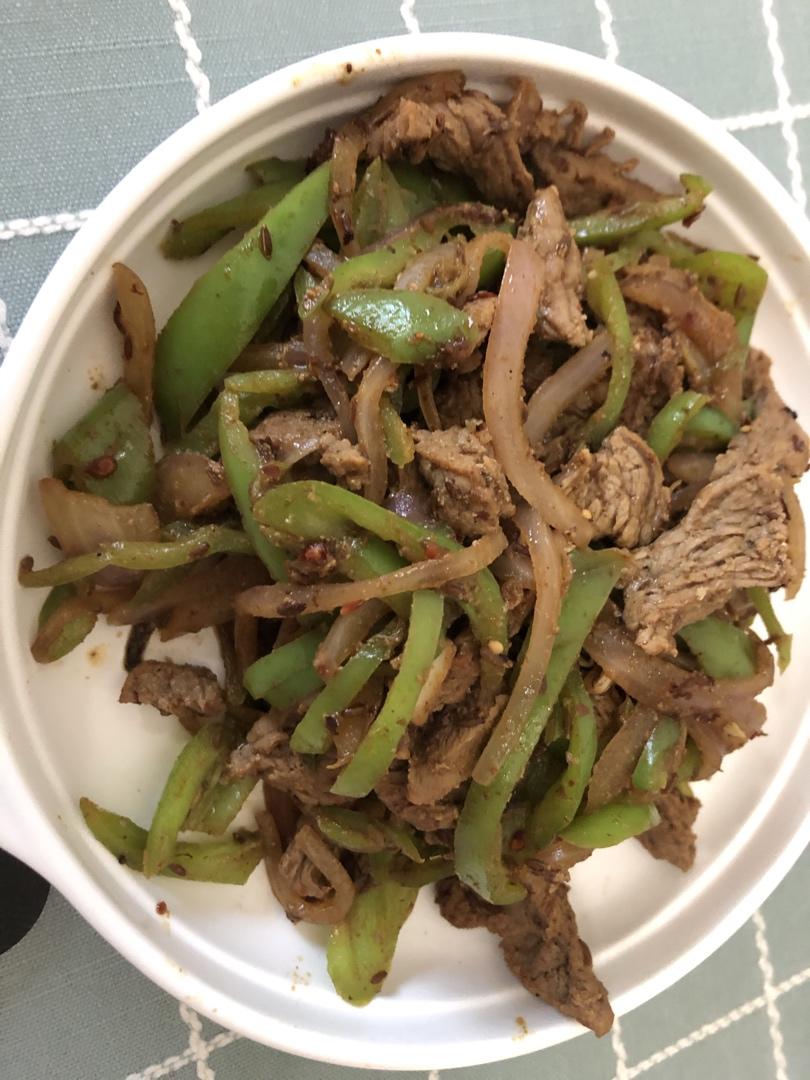 孜然炒牛肉