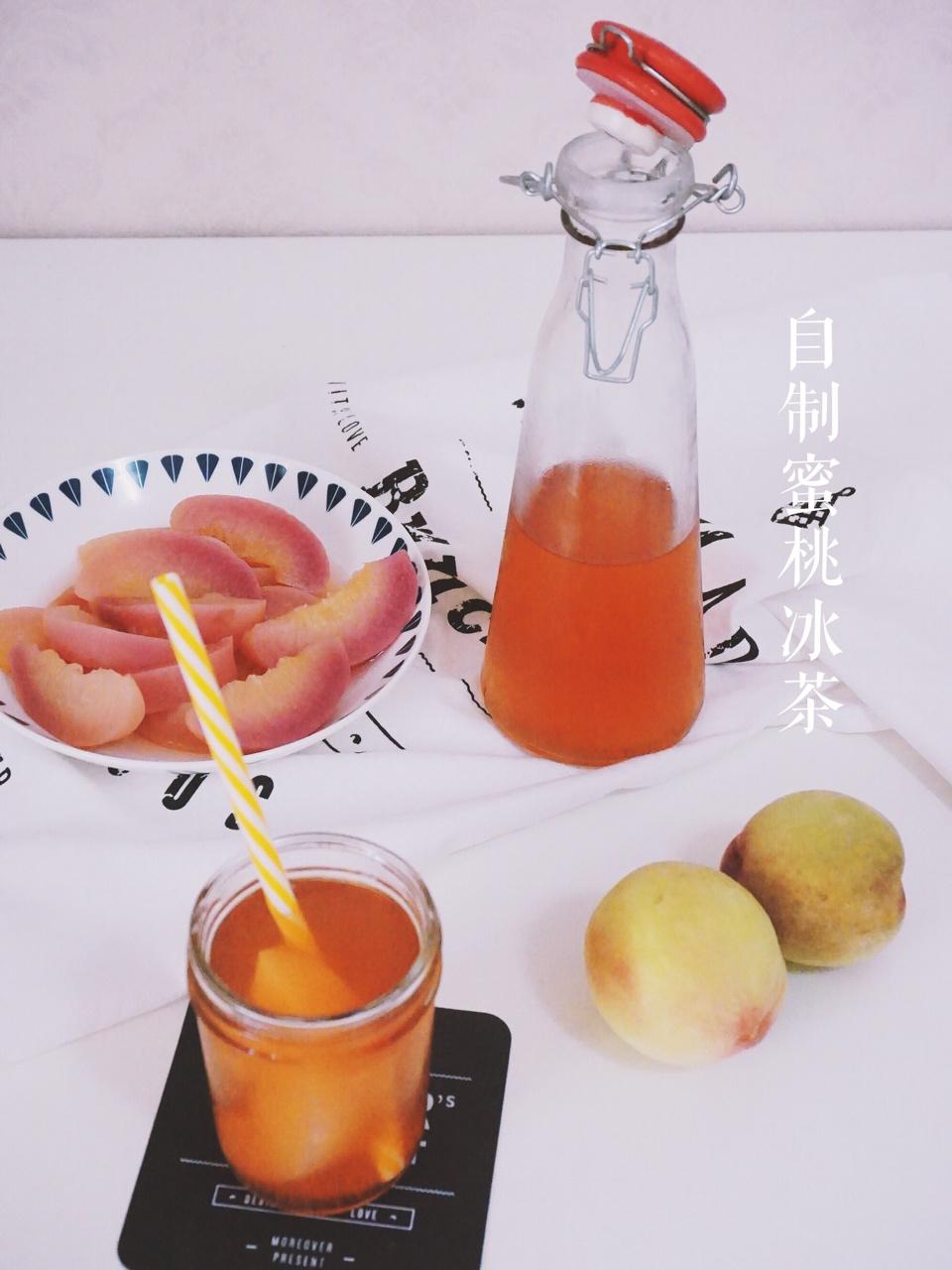 夏日冰爽蜜桃冰茶