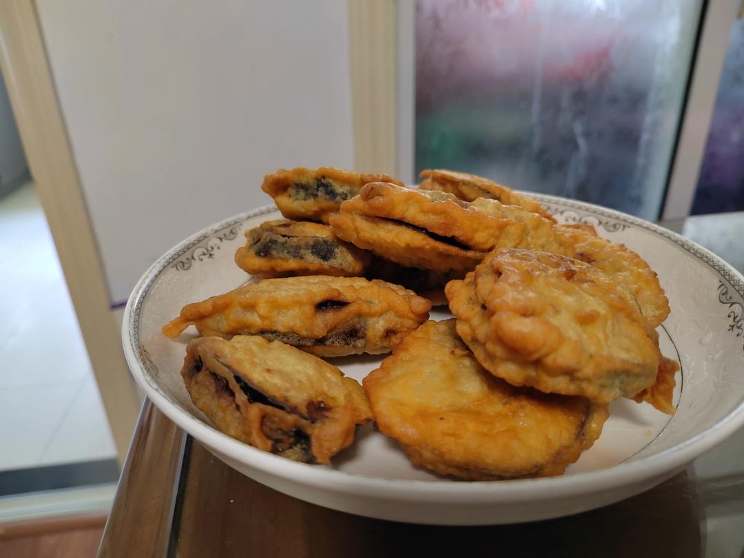 香炸茄盒-家乡的味道 Stuffed Fried Eggplant with Pork