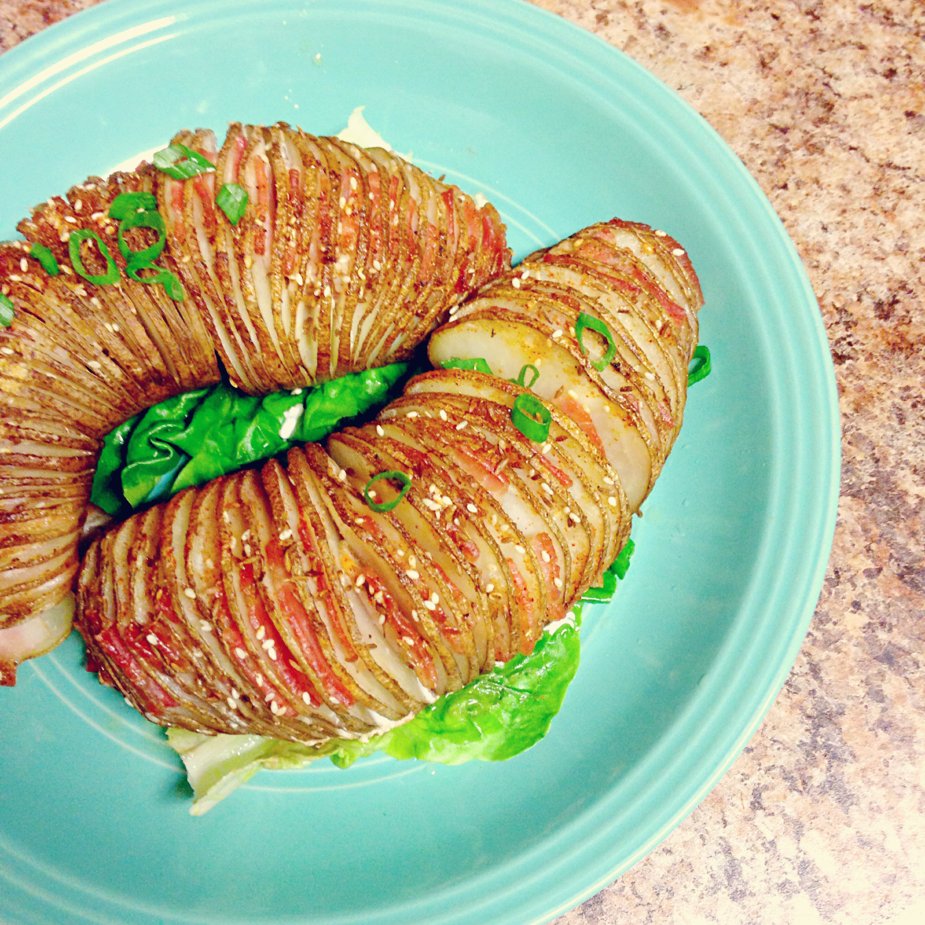 培根风琴烤土豆