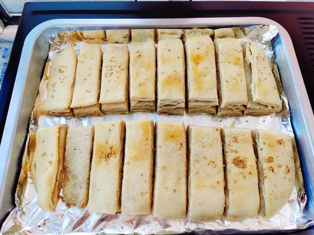 椒盐千层饼（烤箱版）一次发酵 外酥里嫩