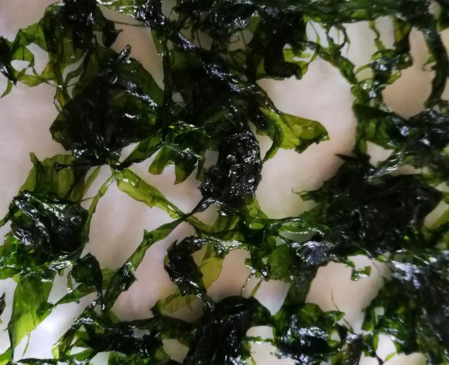 然然妈 新鲜海菜宝宝海苔的做法