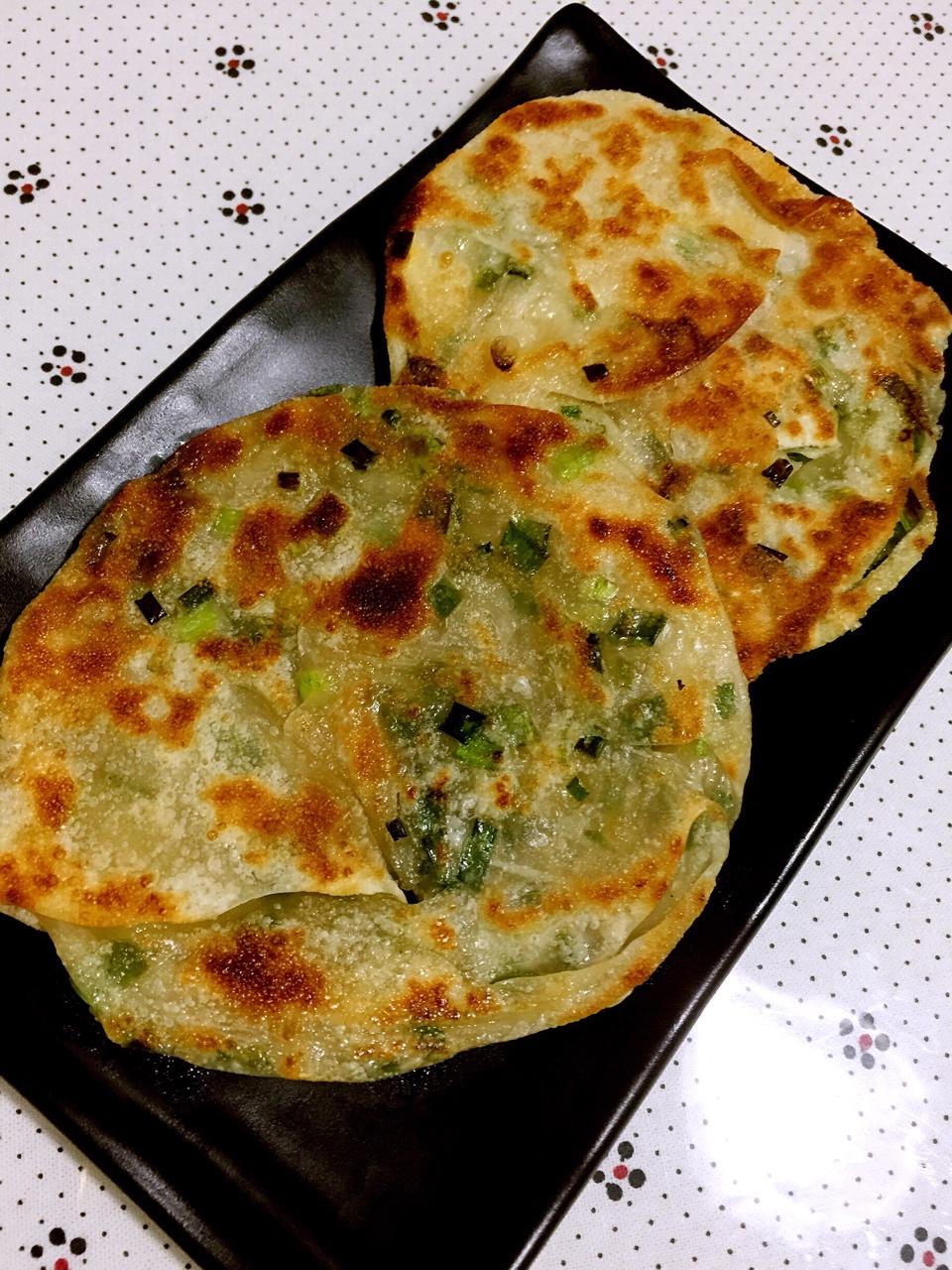 饺子皮葱油饼