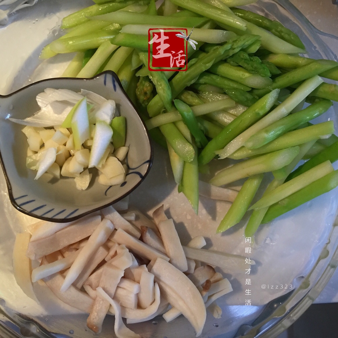 芦笋杏鲍菇