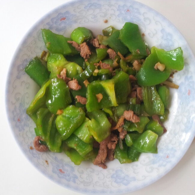 青椒炒肉