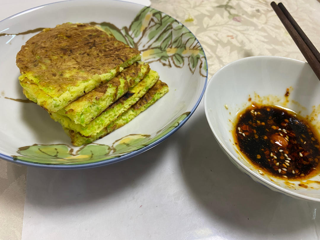 堂妈的西葫芦鸡蛋饼