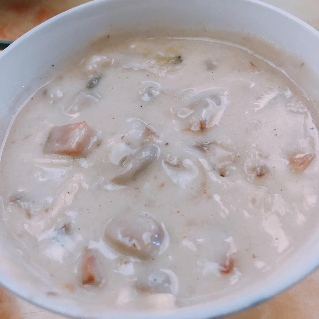 奶油蘑菇汤（完美比例版）