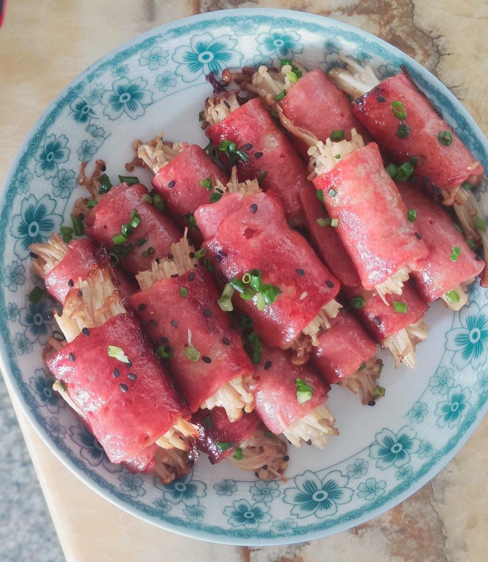 金针菇培根卷