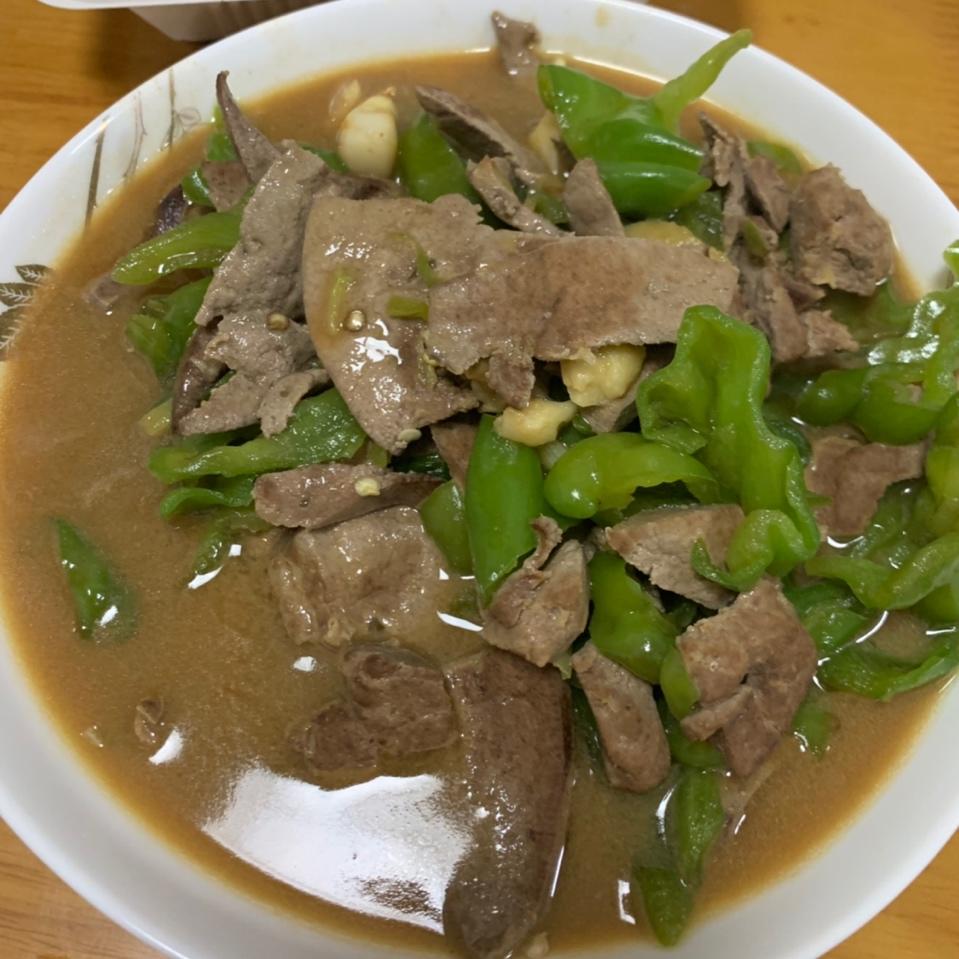 爆炒猪肝