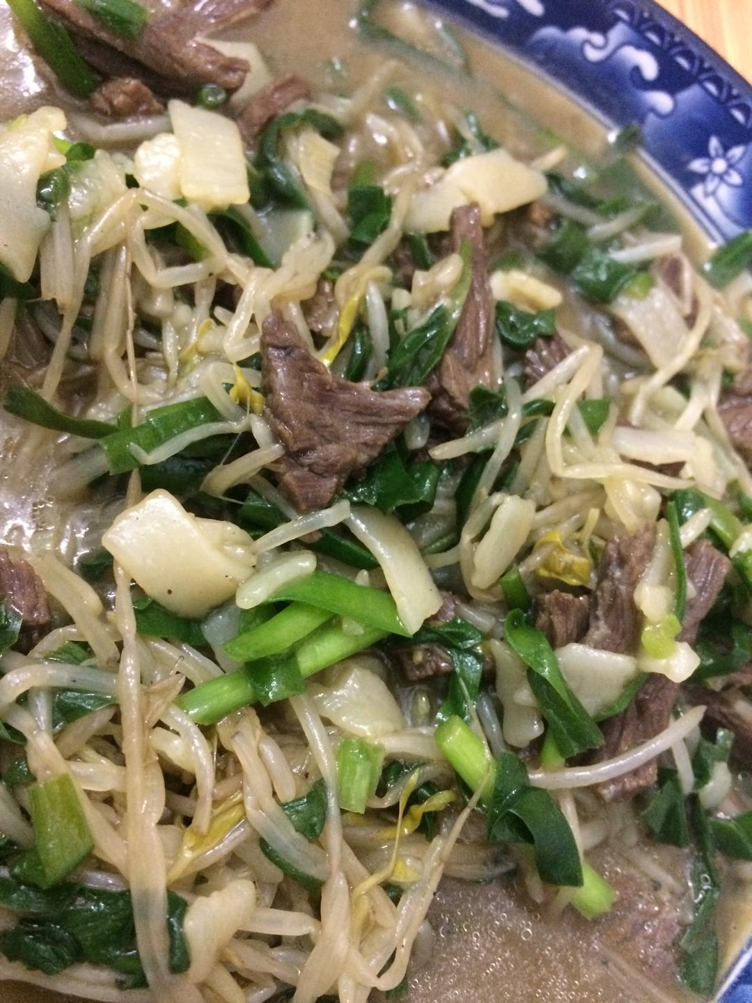 干炒牛河的做法