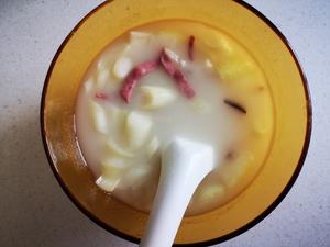 奶汤蒲菜的做法 步骤3