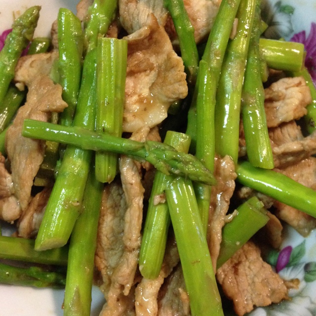 芦笋炒肉