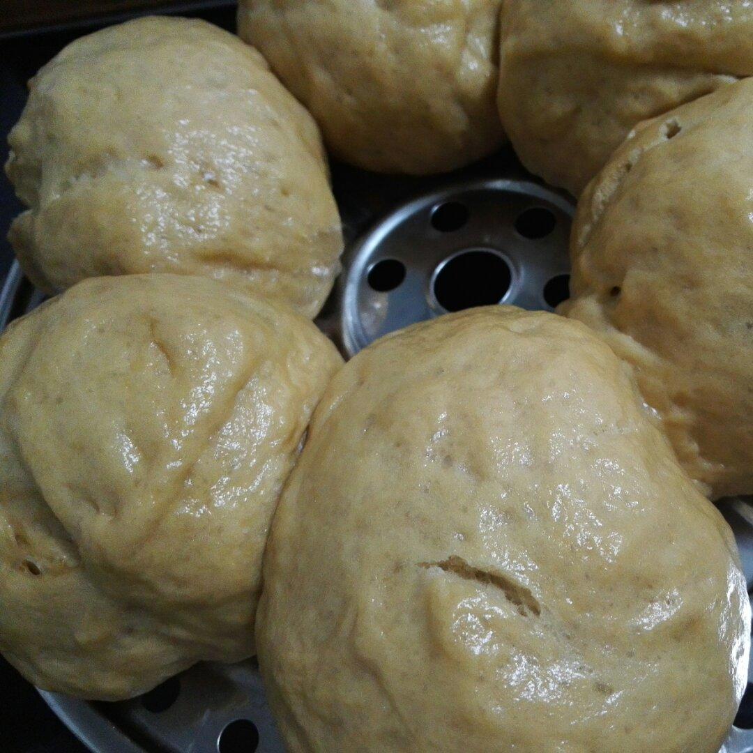 有着面包口感的红糖馒头（一次发酵）