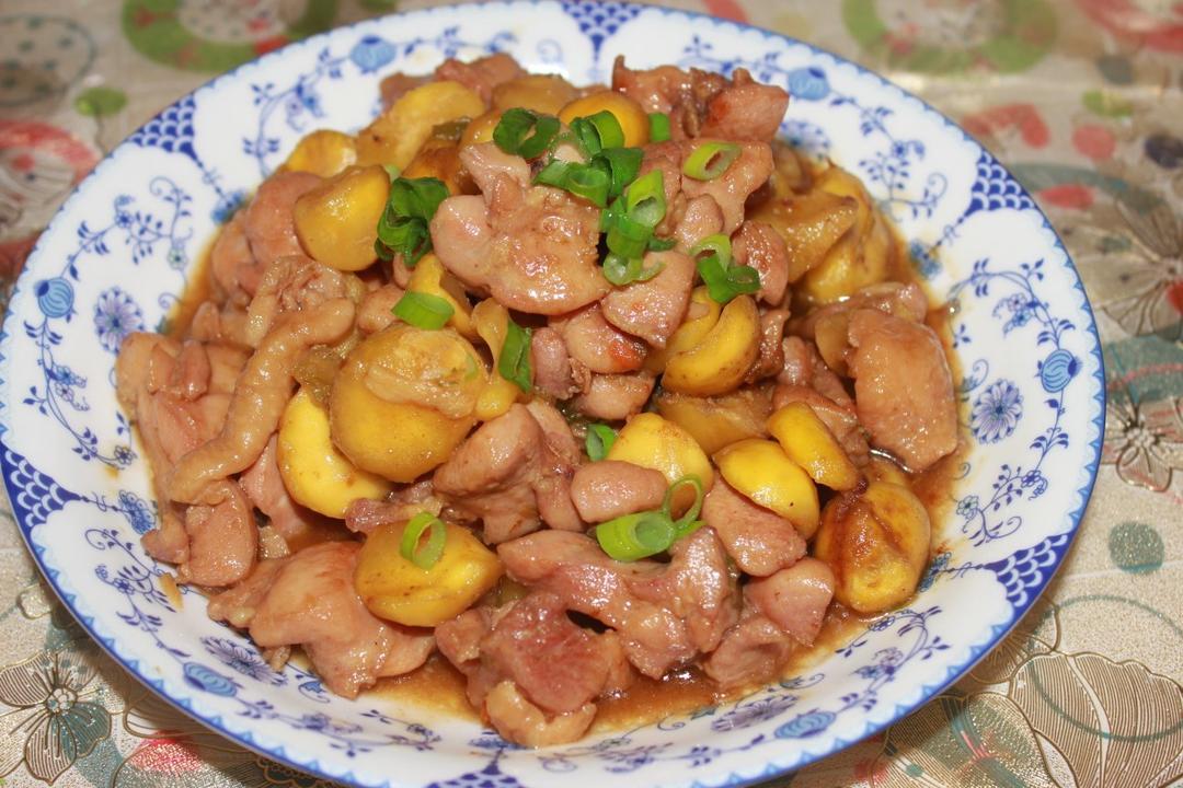 板栗烧鸡
