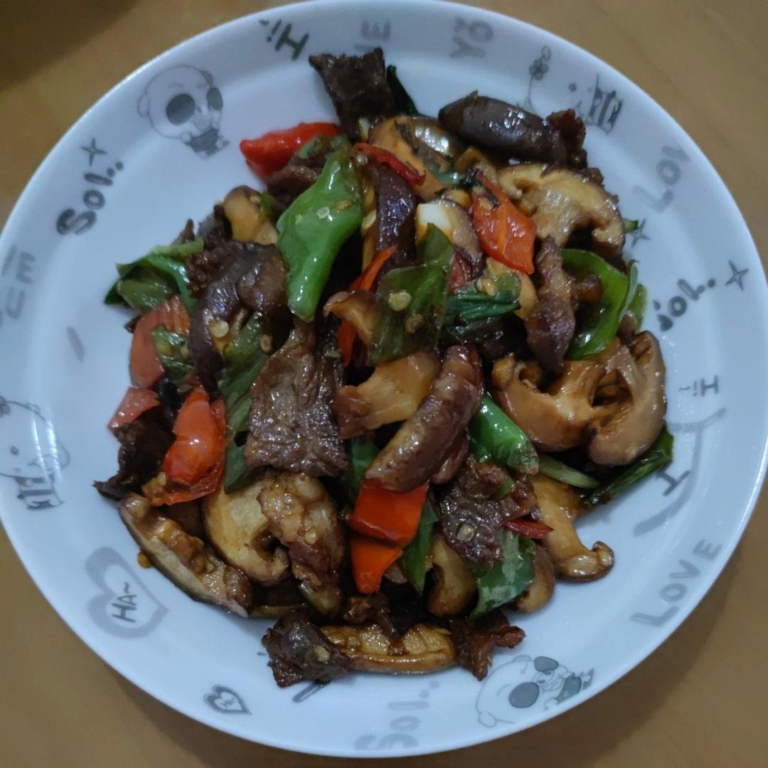 耗油香菇炒肉