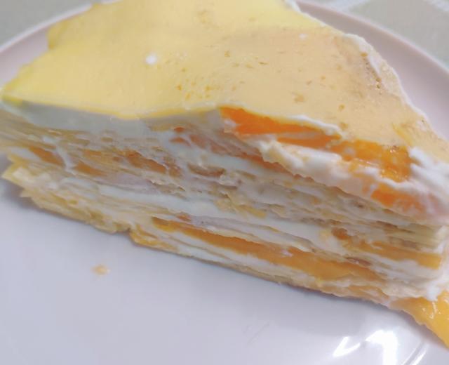 甜香软糯的芒果千层蛋糕来了。此配方适合小白。拒绝翻车，一次成功！