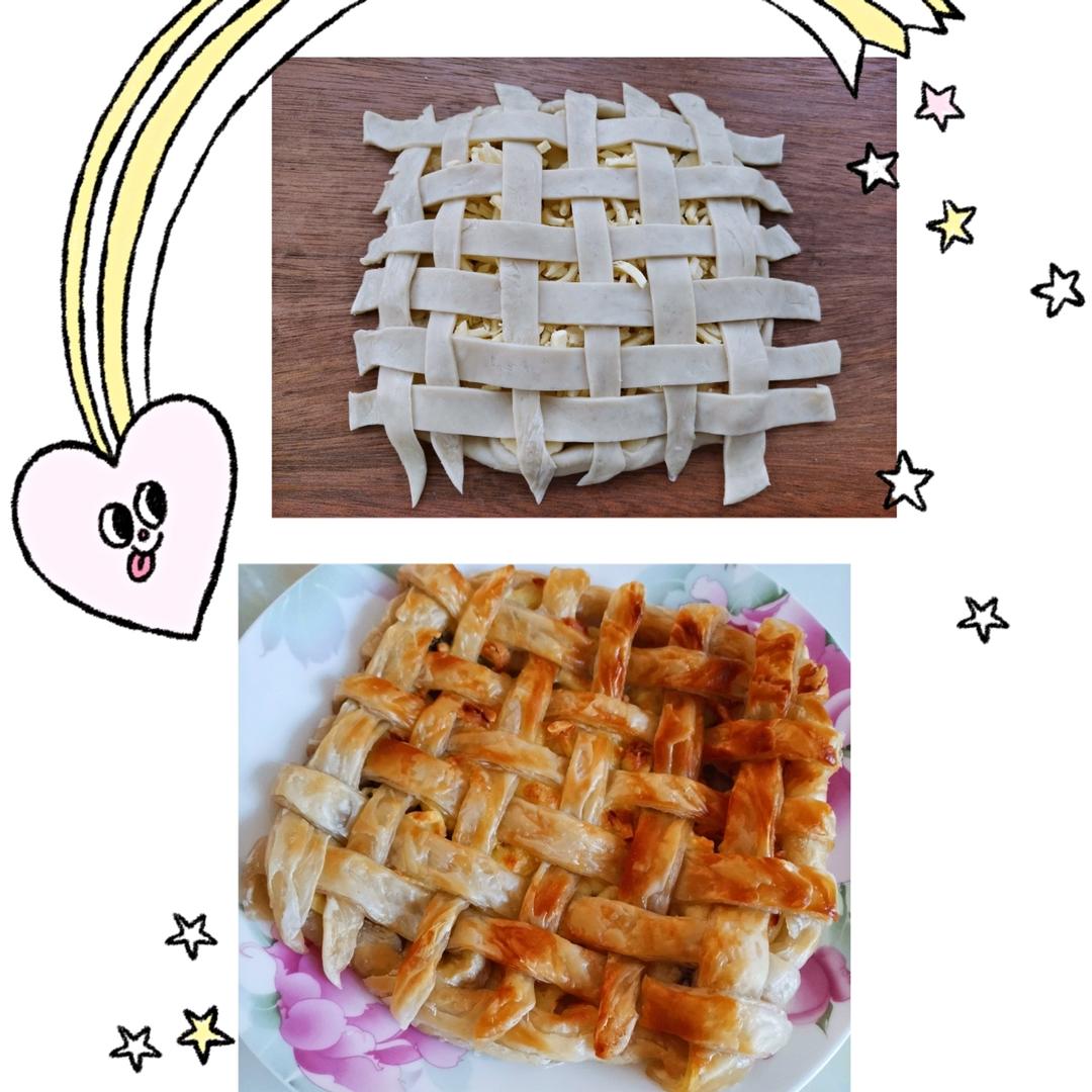 空气炸锅苹果派-6寸超简单-详细编格步骤