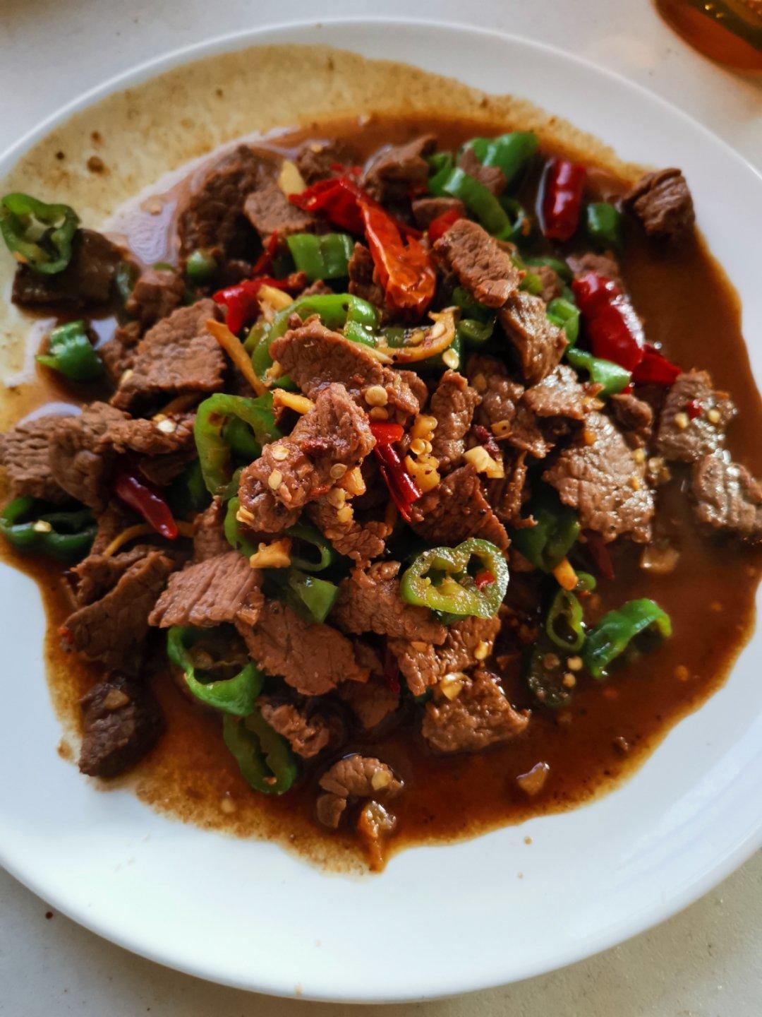 小炒牛肉