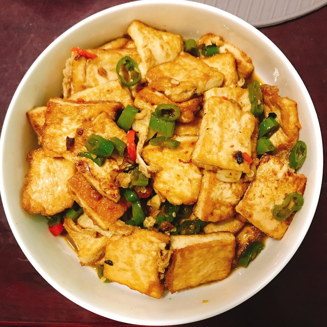 香煎豆腐（加鸡蛋版）