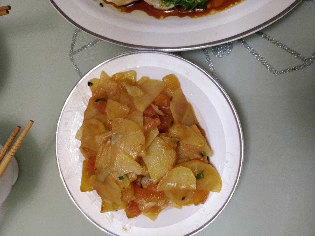 西红柿炒土豆