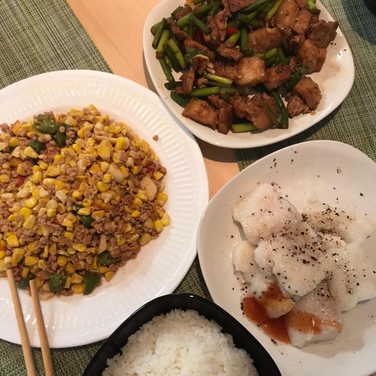 玉米炒肉末【超级下饭的快手家常菜】