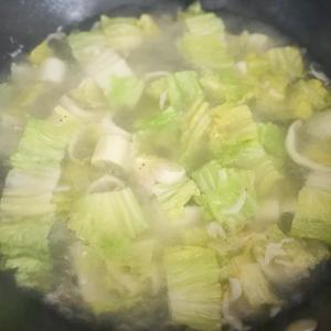 虾皮白菜面疙瘩汤的做法 步骤6
