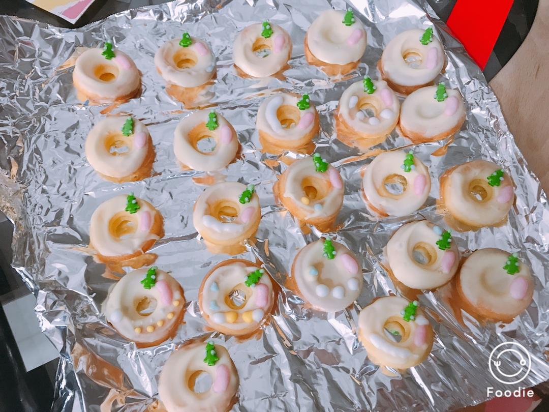 非油炸甜甜圈-圣诞风so easy