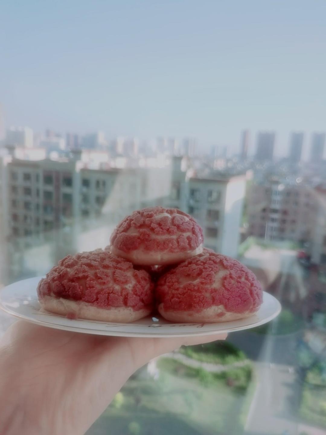 巨好吃❗️无淡奶油酥皮泡芙❗️紫薯抹茶可可泡芙
