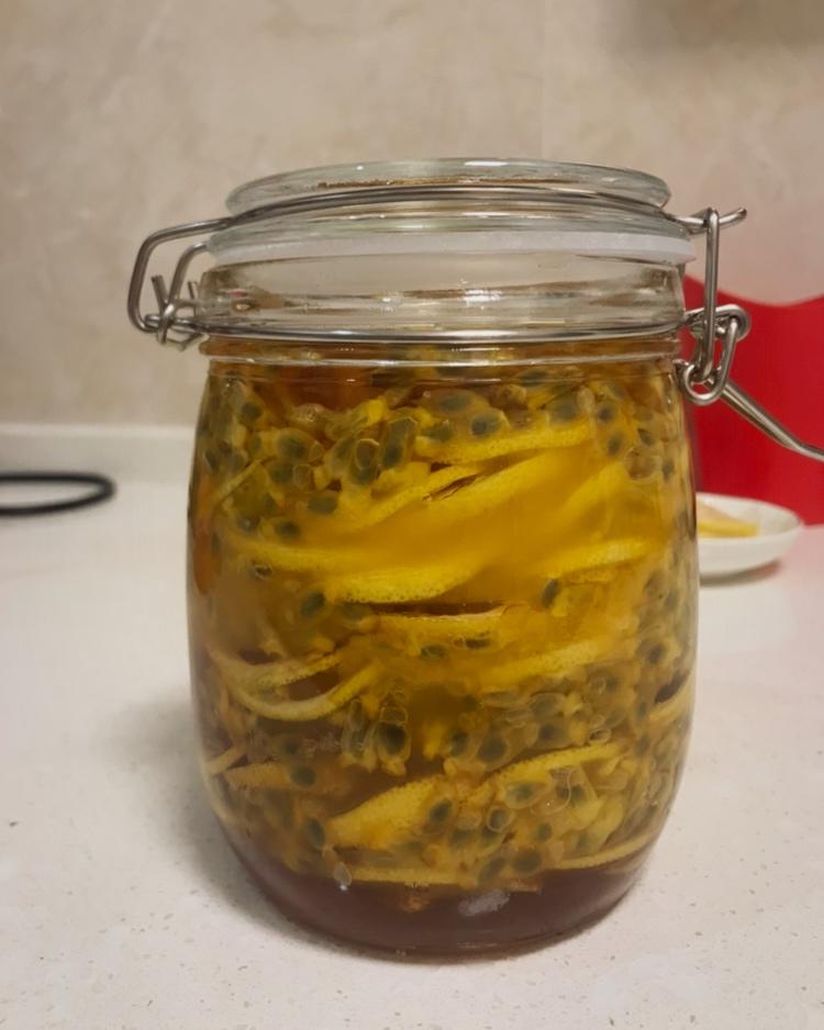 百香果柠檬蜂蜜茶