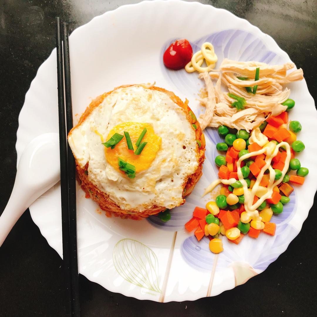 辣泡菜炒饭的做法