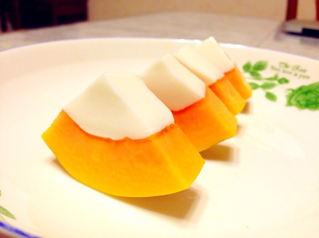 木瓜椰奶冻