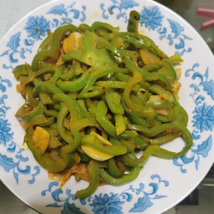 泡菜炒青椒