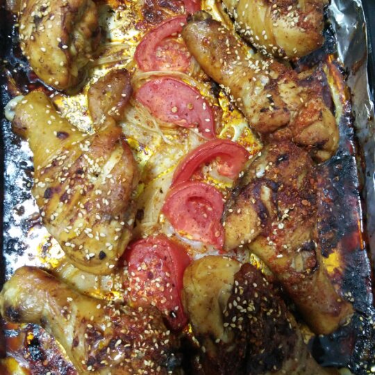 烤箱版烤鸡腿