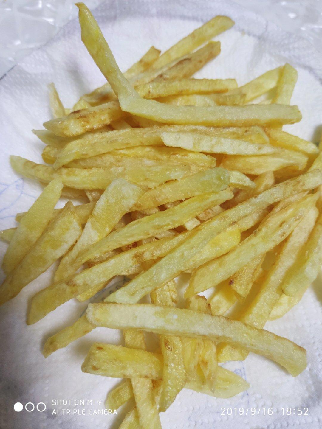 自制炸薯条