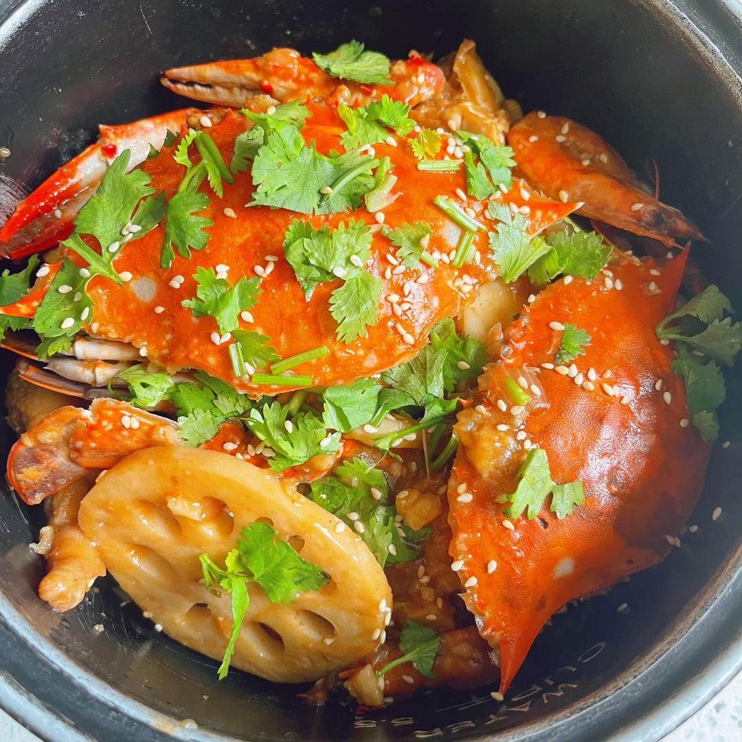 鸡爪肉蟹煲