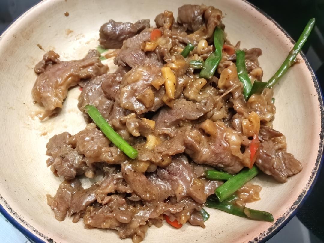 十八秒生爆牛肉