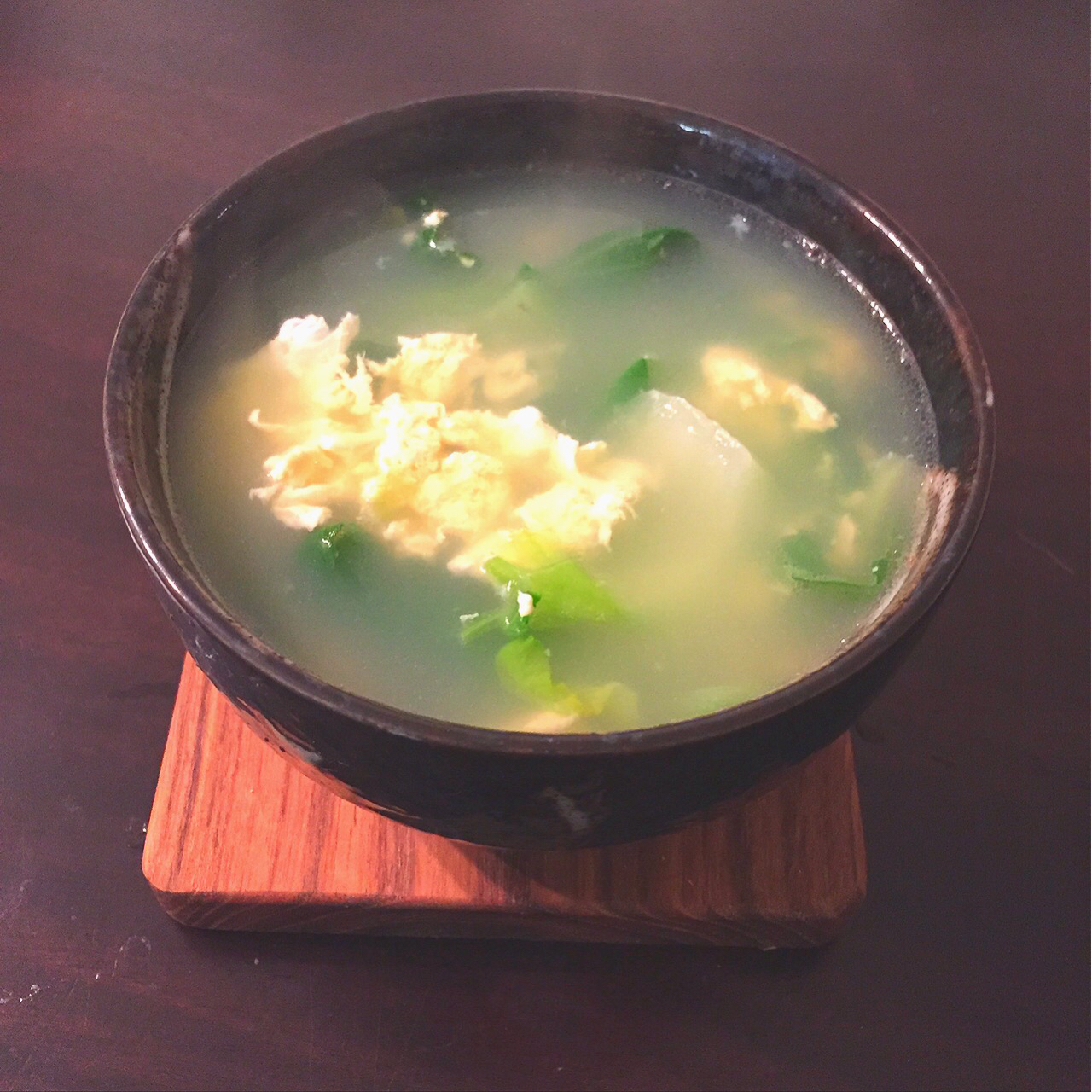 青菜蛋花汤