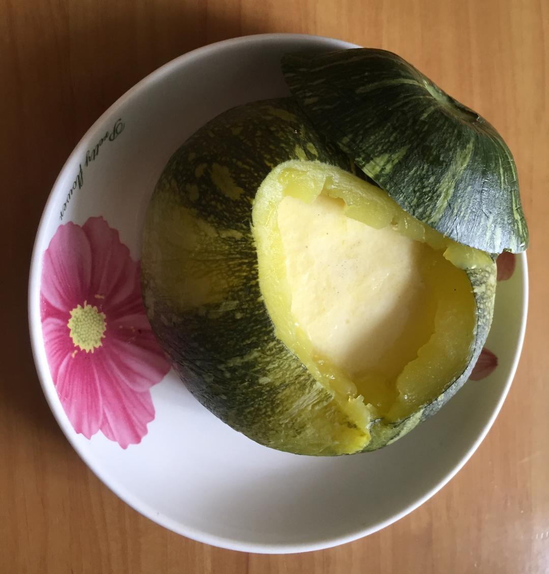 小南瓜牛奶蒸蛋