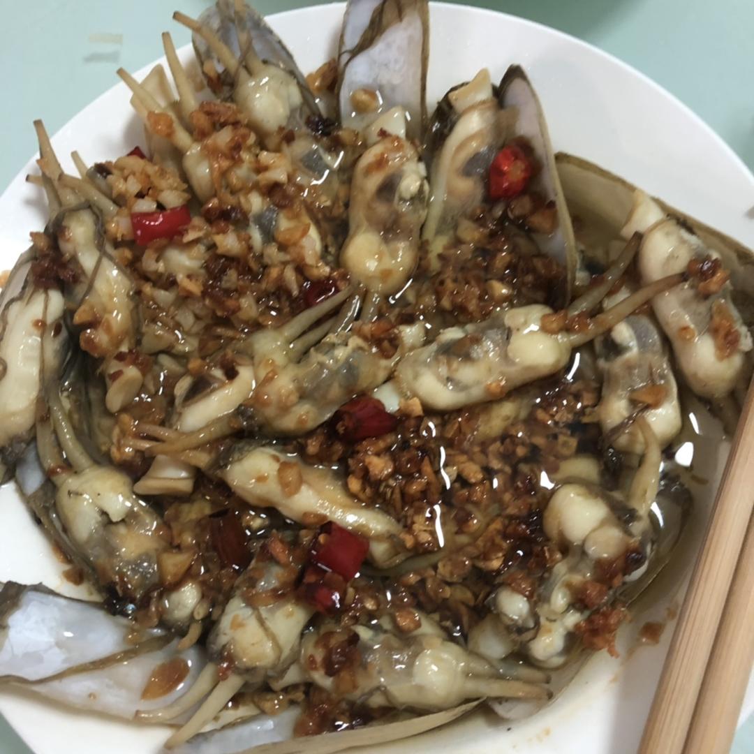 蒜蓉粉丝蒸蛏子