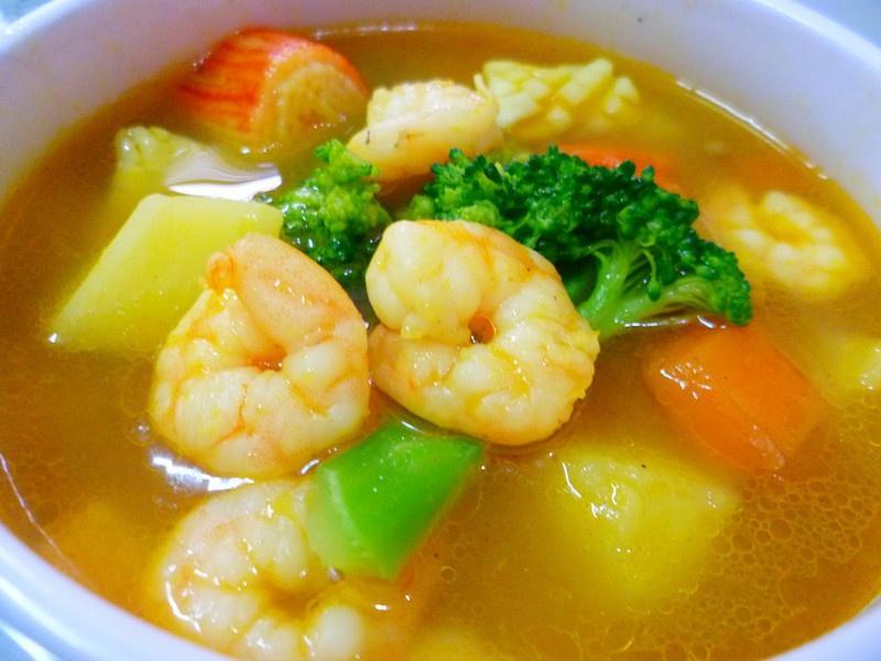 咖喱海鲜煲
