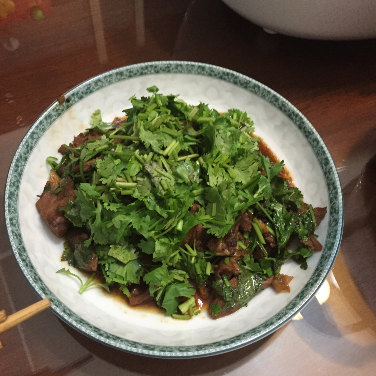 羊肉爆香菜