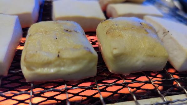 用豆腐制作可以烤的包浆