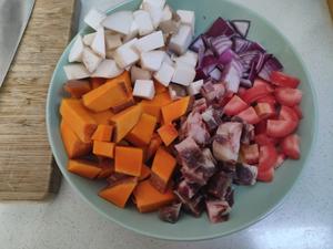 南瓜香肠焖饭的做法 步骤1